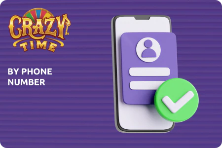 Crazy Time Login by Phone Number